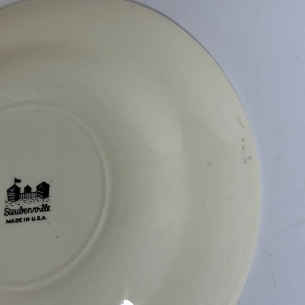 Vintage Steubenville Butterfly Decorative Plate